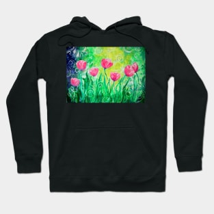 Dancing Tulips by Jan Marvin Hoodie